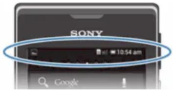 SONY ERICSSON Xperia E C1504 - États et notifications - 1