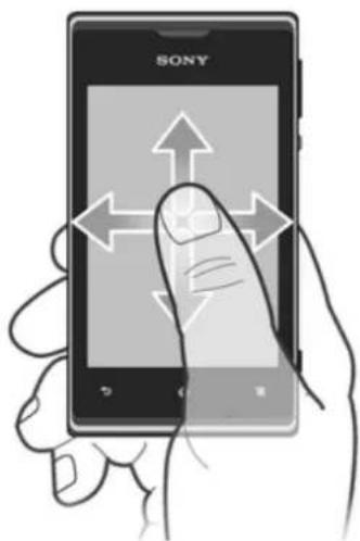 SONY ERICSSON Xperia E C1504 - Pour faire défiler - 1