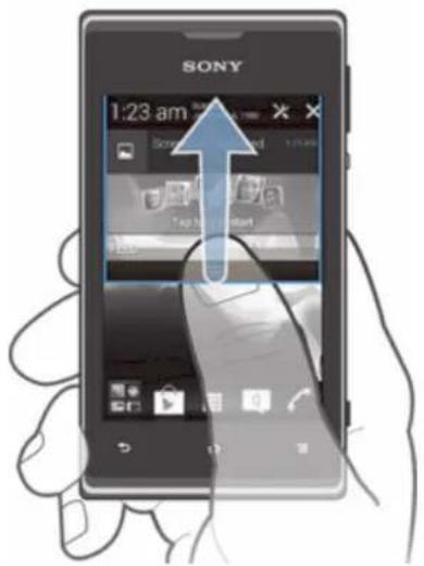 SONY ERICSSON Xperia E C1504 - Vérification des notifications et des activités en cours - 2