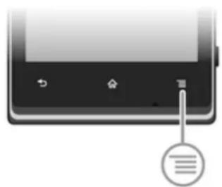 SONY ERICSSON Xperia E C1504 - Menu de l'application - 1