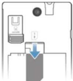 SONY ERICSSON Xperia E C1504 - Pour retirer la carte SIM - 1