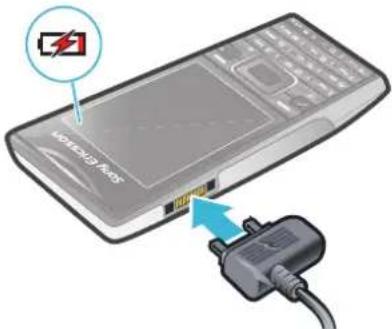 SONY ERICSSON J10i2 - Chargement de la batterie - 1