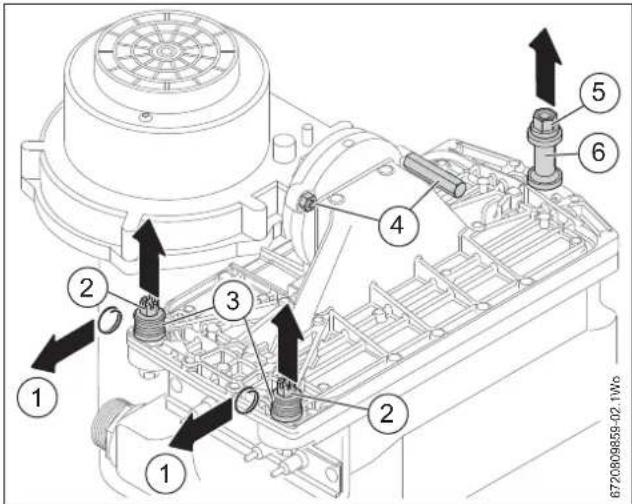 BUDERUS Logano plus GB102S 1630 - AVERTISSEMENT: Brûleur - 1