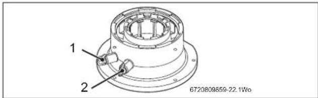 BUDERUS Logano plus GB102S 1630 - Adaptateur de la conduite d'évacuation des fumées - 1