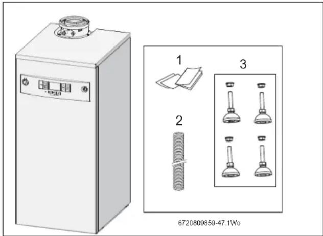 BUDERUS Logano plus GB102S 1630 - \section*{Caracteristiques de chaudière et liste de contrôle} - 1