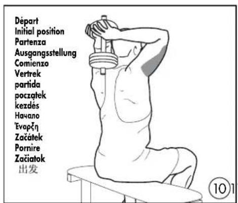 DOMYOS BM 160 - EXERCICES · EXERCISES · EJERCICIOS · GRUNDÜBUNGEN · ESERCIZI · OEFENINGEN - 10