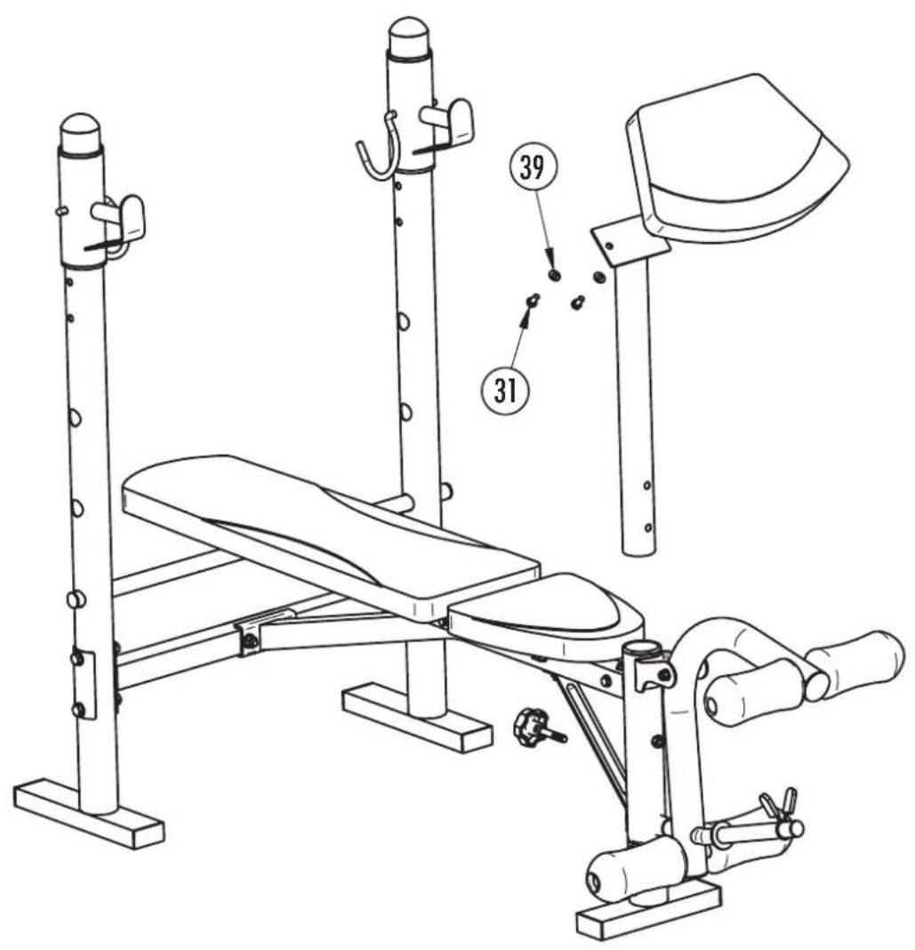 DOMYOS BM 160 - MONTAGE · ASSEMBLY · MONTAJE · MONTAGE · MONTAGGIO · AFWERKING - 5