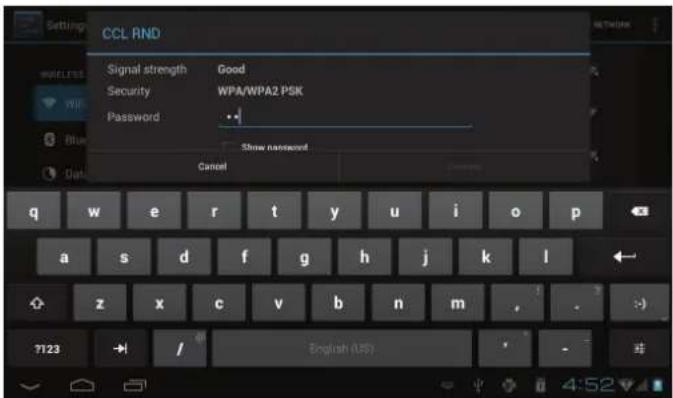 COBY MID7055 - Connect to a Wi-Fi network - 3