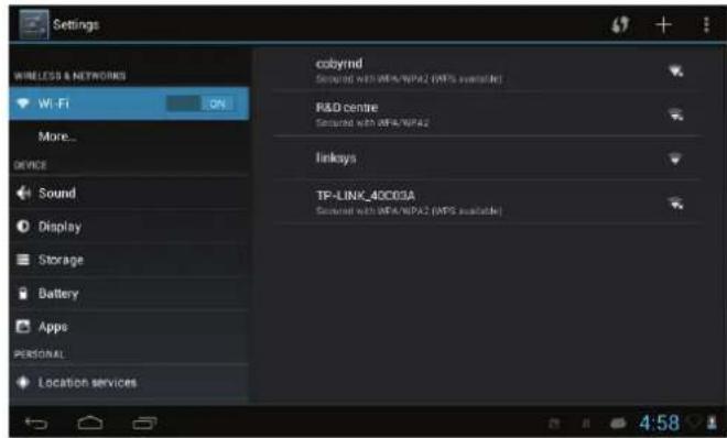 COBY MID7055 - Conectar a una red Wi-Fi - 1