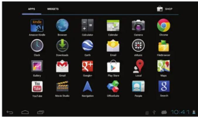 COBY MID7055 - About Applications - 1