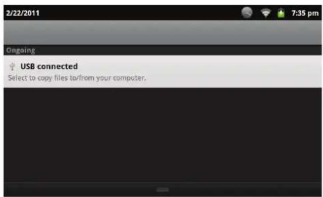 COBY MID7127 - Acerca de las notifications - 2