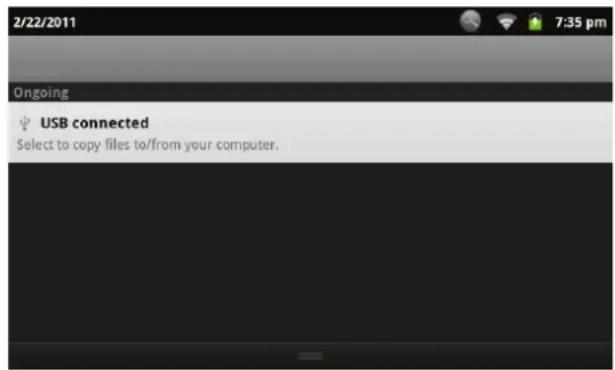 COBY MID7127 - Menu de contexte. - 3