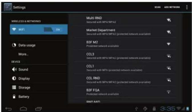COBY MID7047 - Connect to a Wi-Fi network - 1
