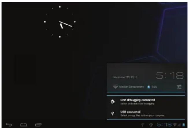 COBY MID7047 - A propos des notifications - 1