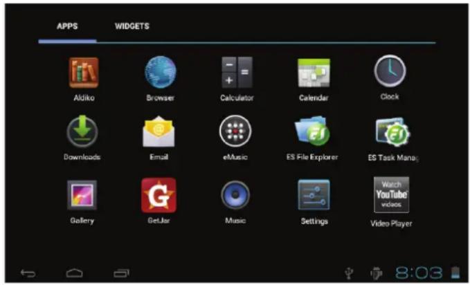 COBY MID7036 - About Applications - 1