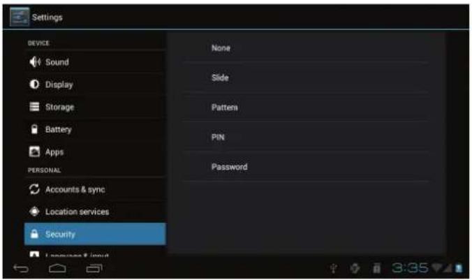 COBY MID7034 - Unlocking the Screen - 2