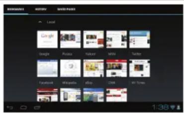 COBY MID7046 - + Pour aller à une marque de page Web. - 2