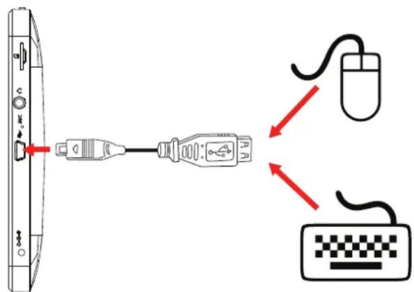 COBY MID7012 - Connecting a Keyboard - 1