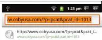 COBY MID7012 - Pour aller à une page web. - 1