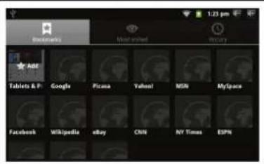 COBY MID7012 - + Pour mesure une page web en signet - 3