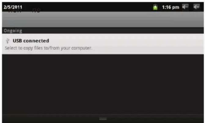 COBY MID7012 - A propos des notifications - 1