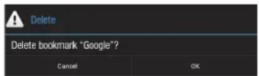 COBY MID7050 - + To delete a bookmarked webpage. - 3