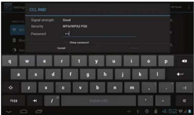 COBY MID7050 - Connect to a Wi-Fi network - 3