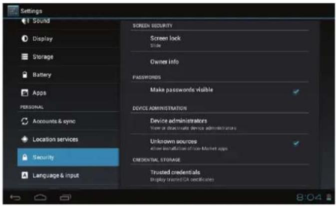 COBY MID7050 - Cómo desbloquear la pantalla - 2