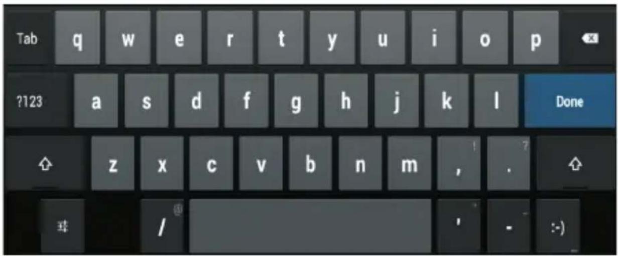 SALORA TAB8201 - Text Input - 1