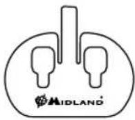MIDLAND BT Next 2.0 - Placa com tira bi-adesiva - 1