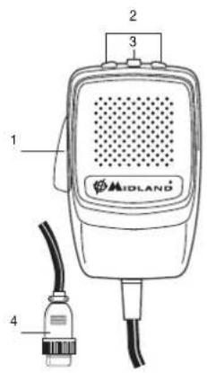 MIDLAND Alan 78 Plus Multi B - MICROFONO - 1