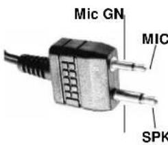 MIDLAND ALAN HP446 - Conexión del microfono/altavoz - 1