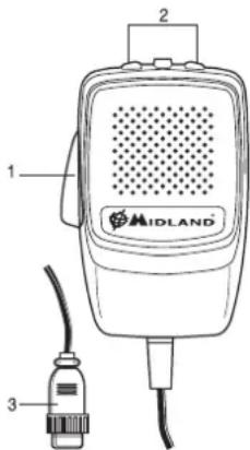 MIDLAND 248XL - MICROPHONE - 1