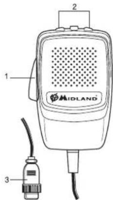 MIDLAND 248XL - MICROPHONE - 1
