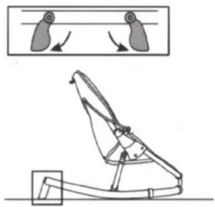 Baninni Relax Coolio BN398 - Position de bascule et position fixe - 2