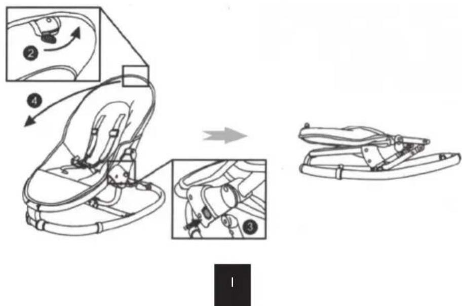 Baninni Relax Coolio BN398 - Chiusura della sdraietta apondolo - 1