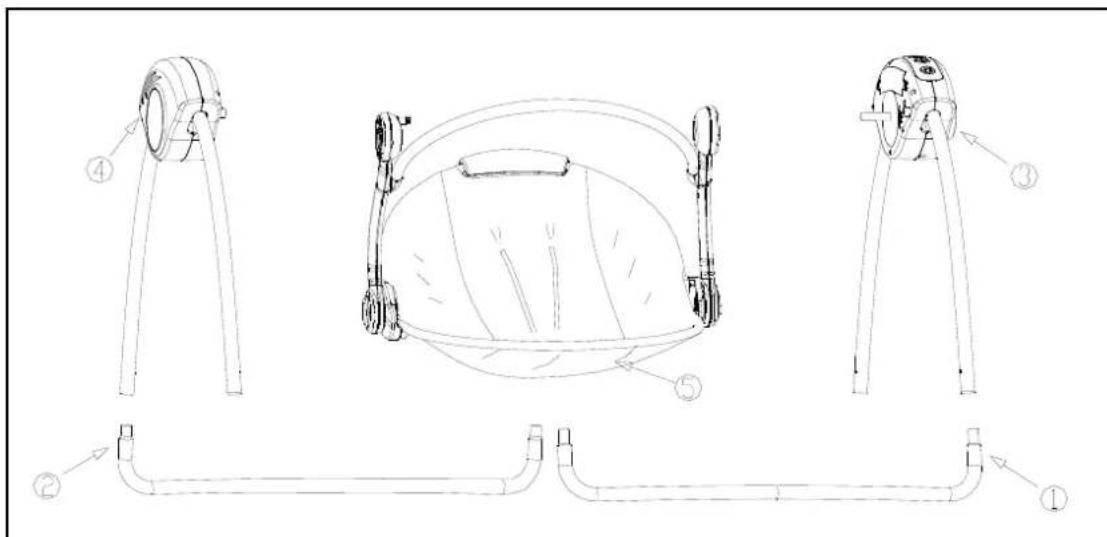 Baninni Reposo BN002 - Parts list &amp; drawings - 1
