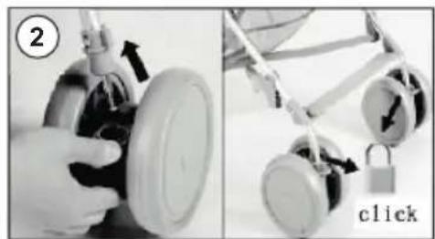 Baby-Plus CompactTrend - Déplier et assembler le chassis - 3