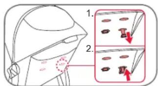 Britax-Römer Smile 2 - Pour ajuster le hauteur : - 1