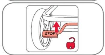 Britax-Römer Go Flame - Fixation des roues : - 6