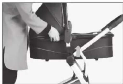 Baby-Plus AirMotion - Comment retirer la nacelle : - 1