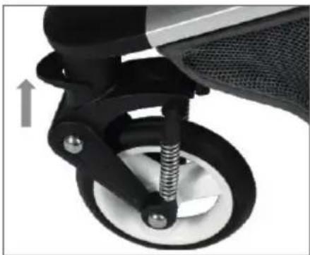 Baby-Plus AirMotion - Blocco della ruota anteriore: - 1