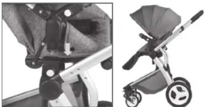 Baby-Plus AirMotion - Déplier et ASSEMBLER LE CHASSIS: - 9