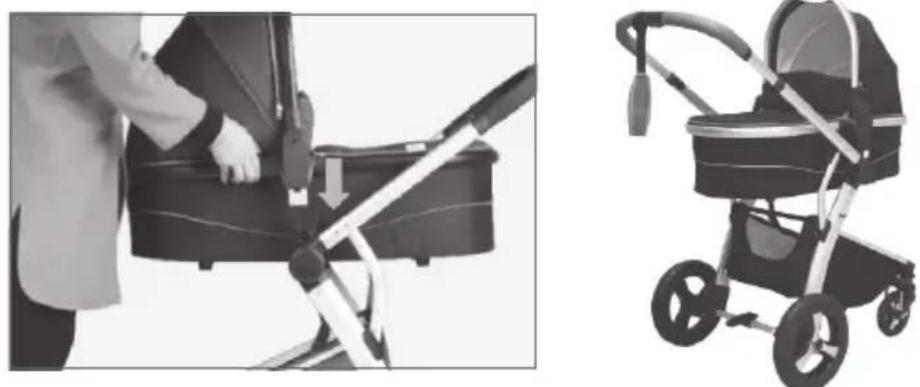 Baby-Plus AirMotion - ⑤ Inserire la culla - 1