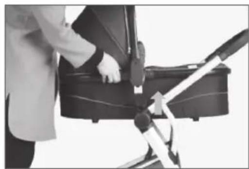 Baby-Plus AirMotion - Ta unload the carry cot: - 1