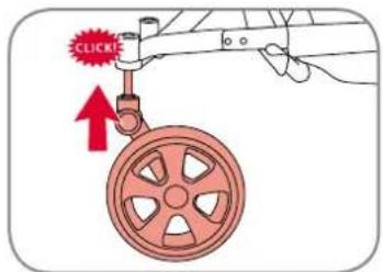 Britax-Römer Go Big - Retirer les roues arrière - 1