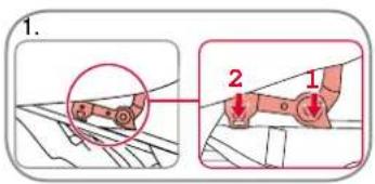 Britax-Römer Go Big - Fixation de l'adaptateur pour lit d'auto - 4