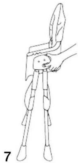 Baby-Plus TRX01 - Aprire il seggiolone - 1