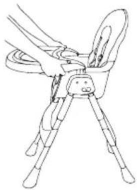 Baby-Plus TRX01 - Installazione e uso della vaschetta (3 positizioni) - 1