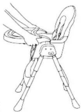 Baby-Plus TRX01 - Installation und Handhabung des Tabletts (3 Positionen) - 1
